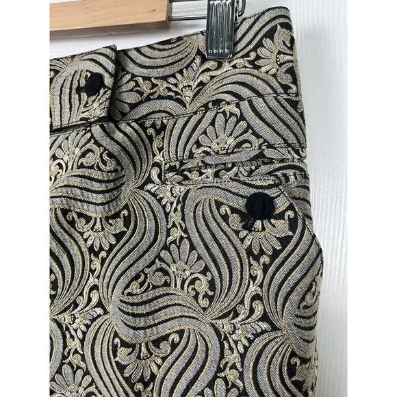 Etcetera Embroidered Baroque Pattern‎ Women’s Pants Size 6 - Picture 3 of 9